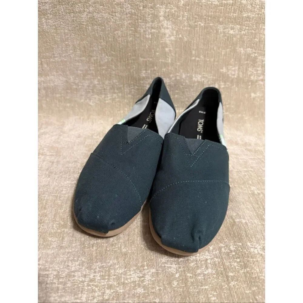 TOMS Men's Alpargata Cloudbound Slip-On Shoes Dark Forest Green Size 11.5
